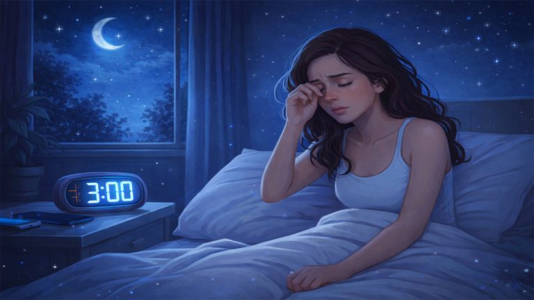me despierto a las 3 de la mañana
