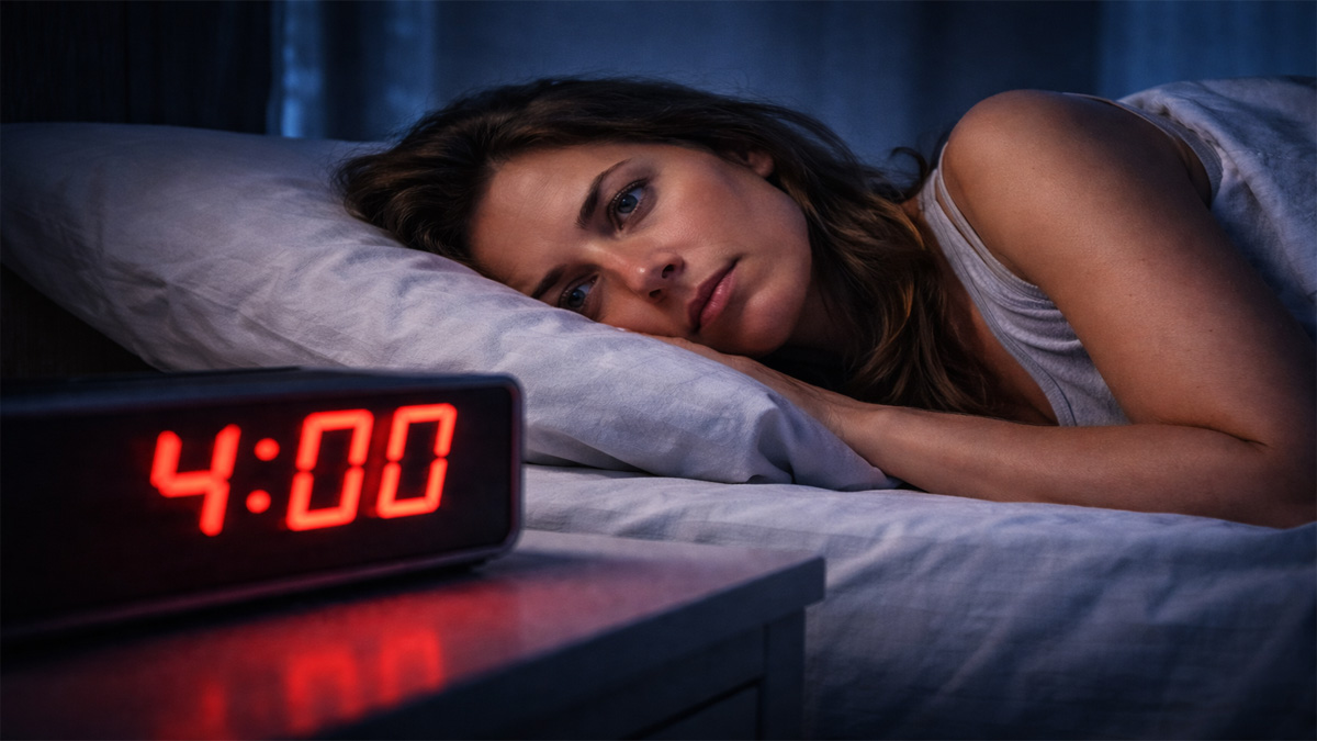 me despierto a las 4 de la mañana
