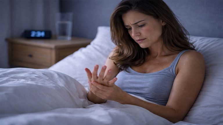 me despierto con hormigueo en las manos