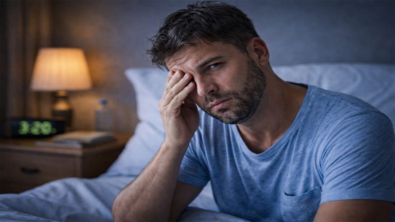 me despierto sudando por la noche