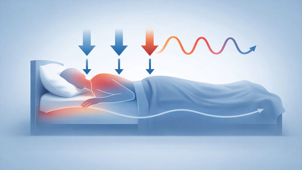 Me despierto con calor por la noche