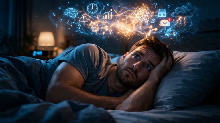 tengo la mente muy activa antes de dormir