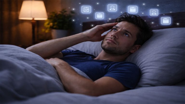 Hiperactividad mental antes de dormir